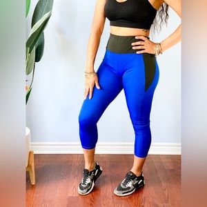 High Waist Fitness Leggings ~ BLUE (S - XL)
